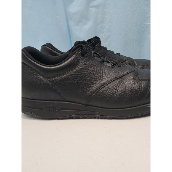 SAS Liberty Womens Size 11.5  Black Leather Comfort Slip Resistant Lace Up Shoes - Picture 3 of 8